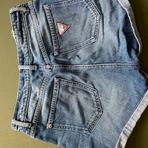 High waisted Guess Jean Shorts